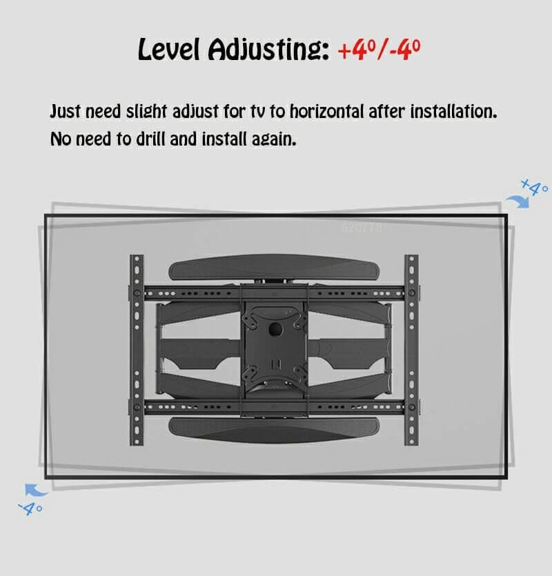 P5 TV Wall Mount Bracket | 40"-75" LCD & LED | 6 Swing Arm | Tilt & Swivel