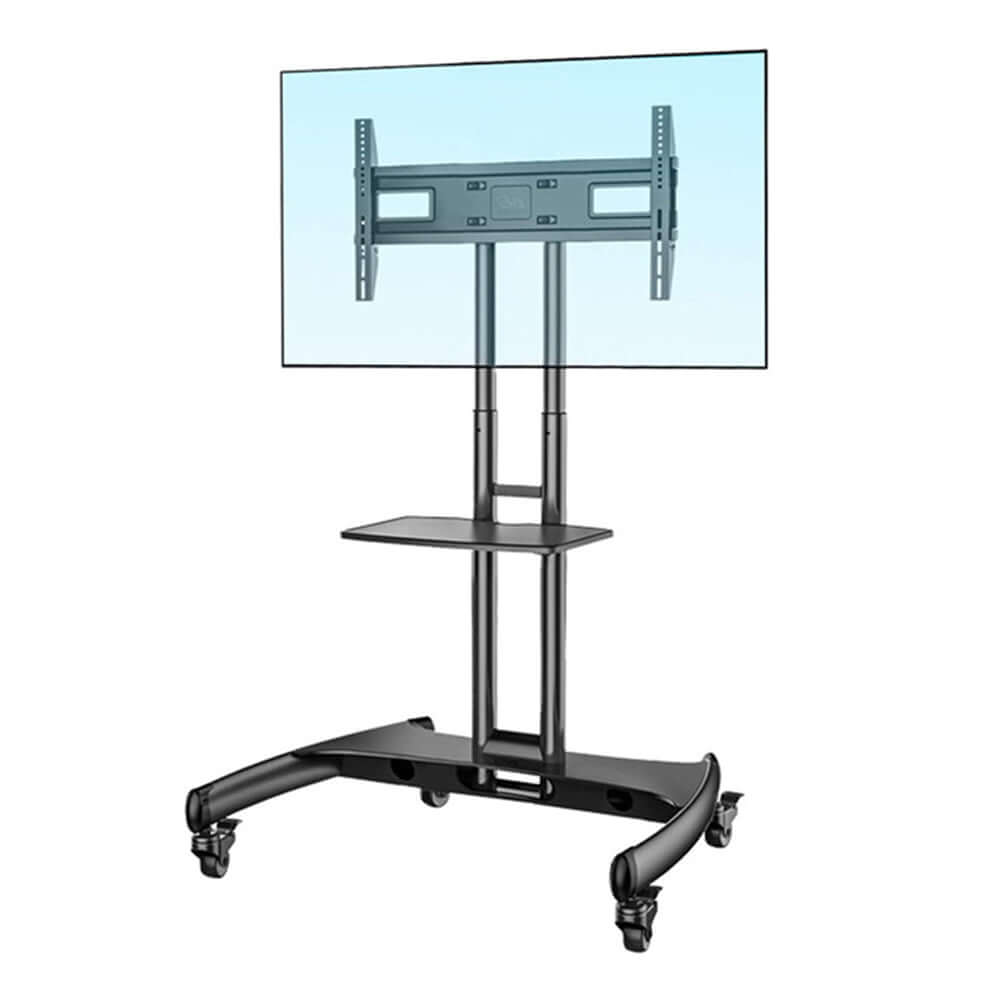 NB 32 to 75" TV Portable Wheel Stand with AV/VC Shelf 1500-60-1P Free Shipping