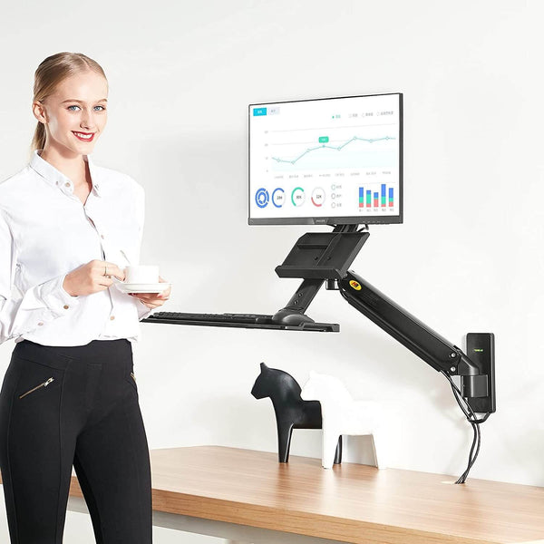 NB Monitor Keyboard Gas Spring Wall Mount MB32 – GADGET WAGON NB Monitor Keyboard Gas Spring Wall Mount MB32 – GADGET WAGON