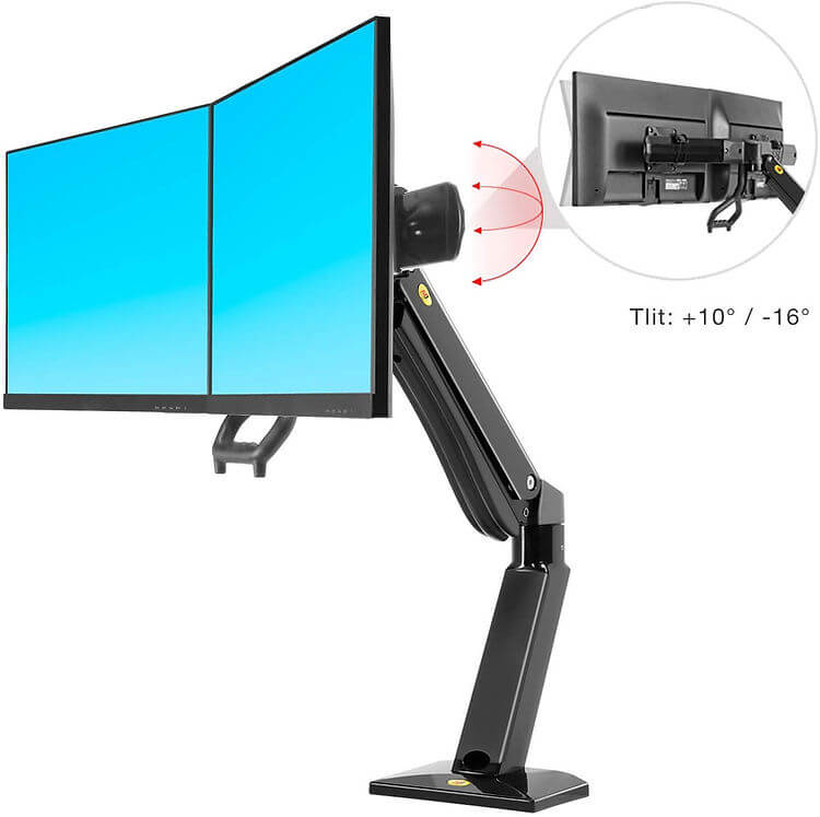 North Bayou NB 32 24 - 32" Dual Monitor Desk Arm long Free shipping