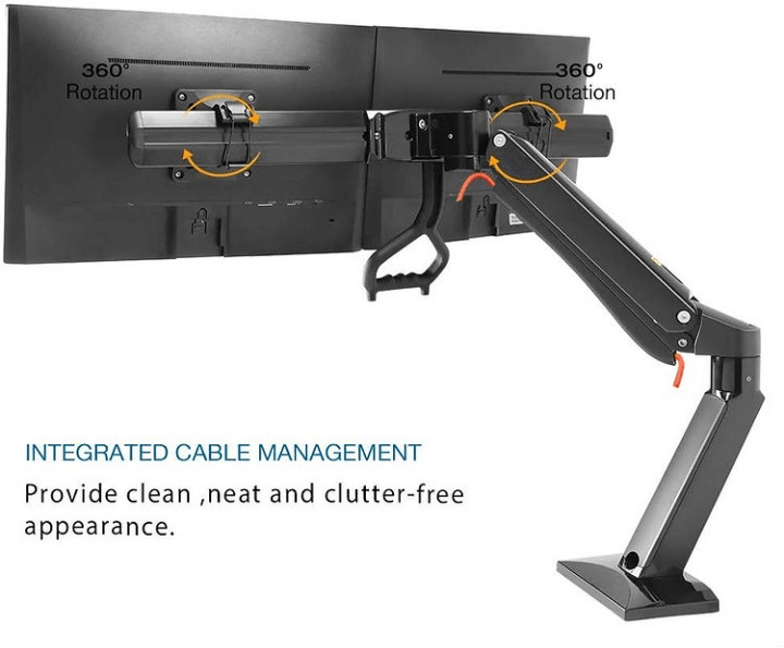 North Bayou NB 32 24 - 32" Dual Monitor Desk Arm long Free shipping