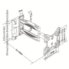 14 to 43 Inch led TV Wall Mount Movable Swivel Corner Bracket P4, Swivel and Tilt Corner, Full Motion - GADGET WAGON TV Wall & Ceiling Mounts