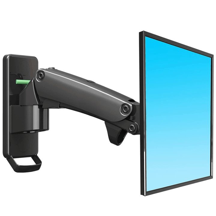 17-27 Inch Gas Spring Monitor Wall Mount Bracket Full Motion Articulating Swivel for Display - NB F120 Free Shipping