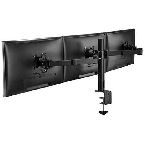 3 Monitor Desk Arm Mount 13 - 27" Three Tri stand - GADGET WAGON TV Wall & Ceiling Mounts