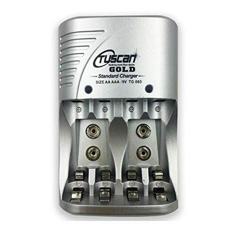 AA, AAA, 9V Volts Cell Battery Charger Wall Plug