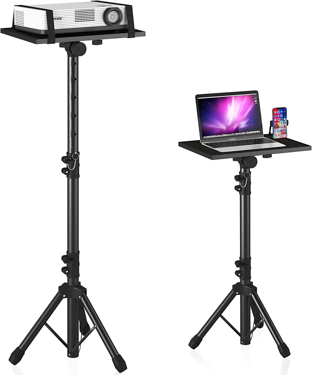 Laptop Projector Tripod Floor Stand Adjustable Height 2 4 feet