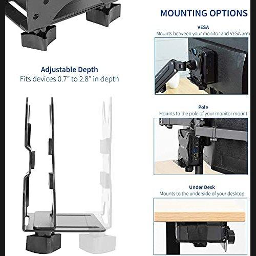 LUMI Thin Client CPU Holder Mount Multifunctional Perfect for Intel NUC, The Mac Mini, Most Small CPUs - GADGET WAGON Personal Computer