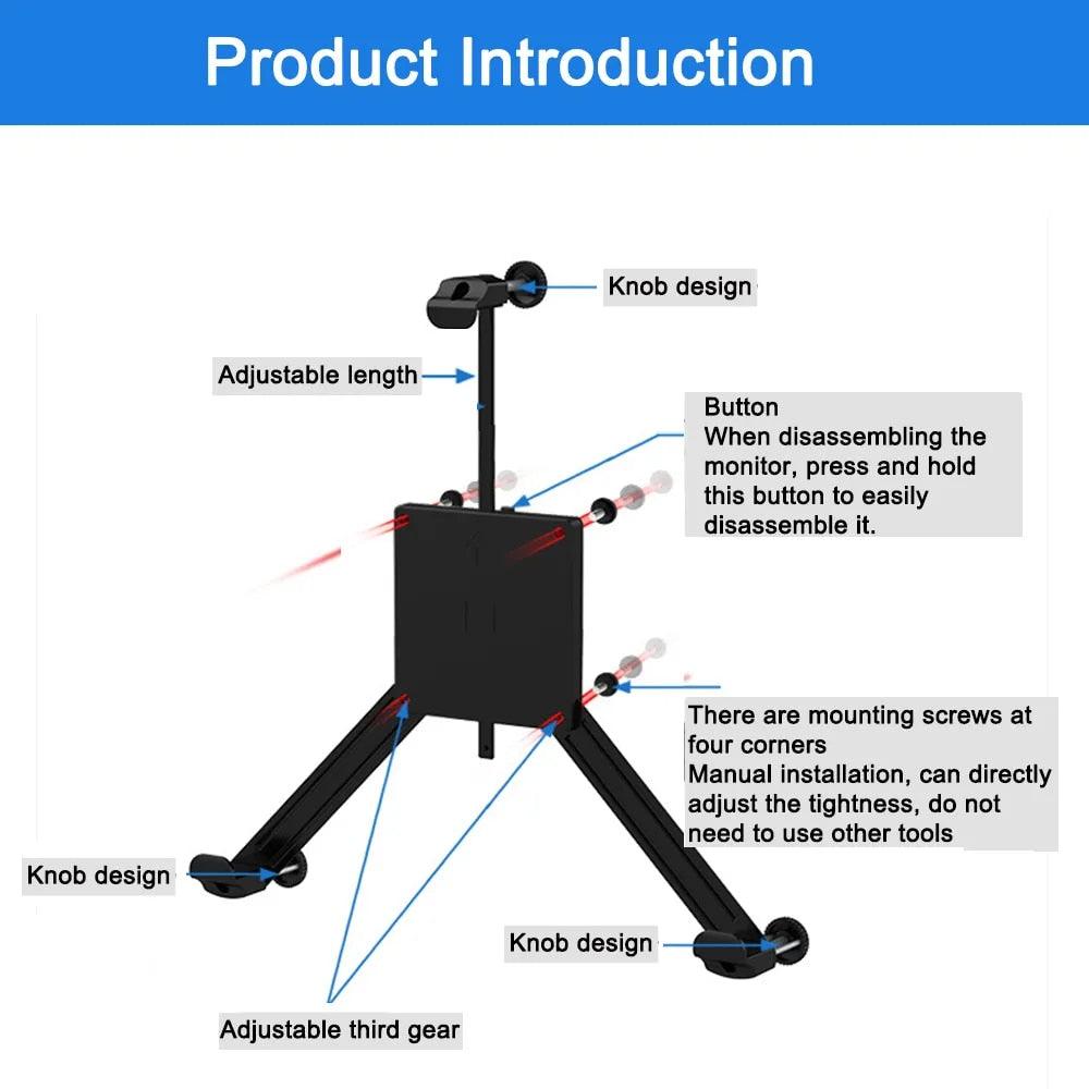 VESA Adapter Fixing Bracket Monitor Holder Support 17 to 27 INCH NO MOUNTING Hole Monitor LCD Display Mount - GADGET WAGON Electronics
