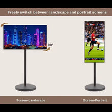 gadget wagon TV Stand 17–55 Inch Screens Free-Standing Cart | Horizontal -> Vertical| 90° Rotation | VESA 400×400 free shipping