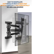 32 to 70 LED TV Wall Mount Supports Vertical Screen Rotation Swivel & Tilt P65