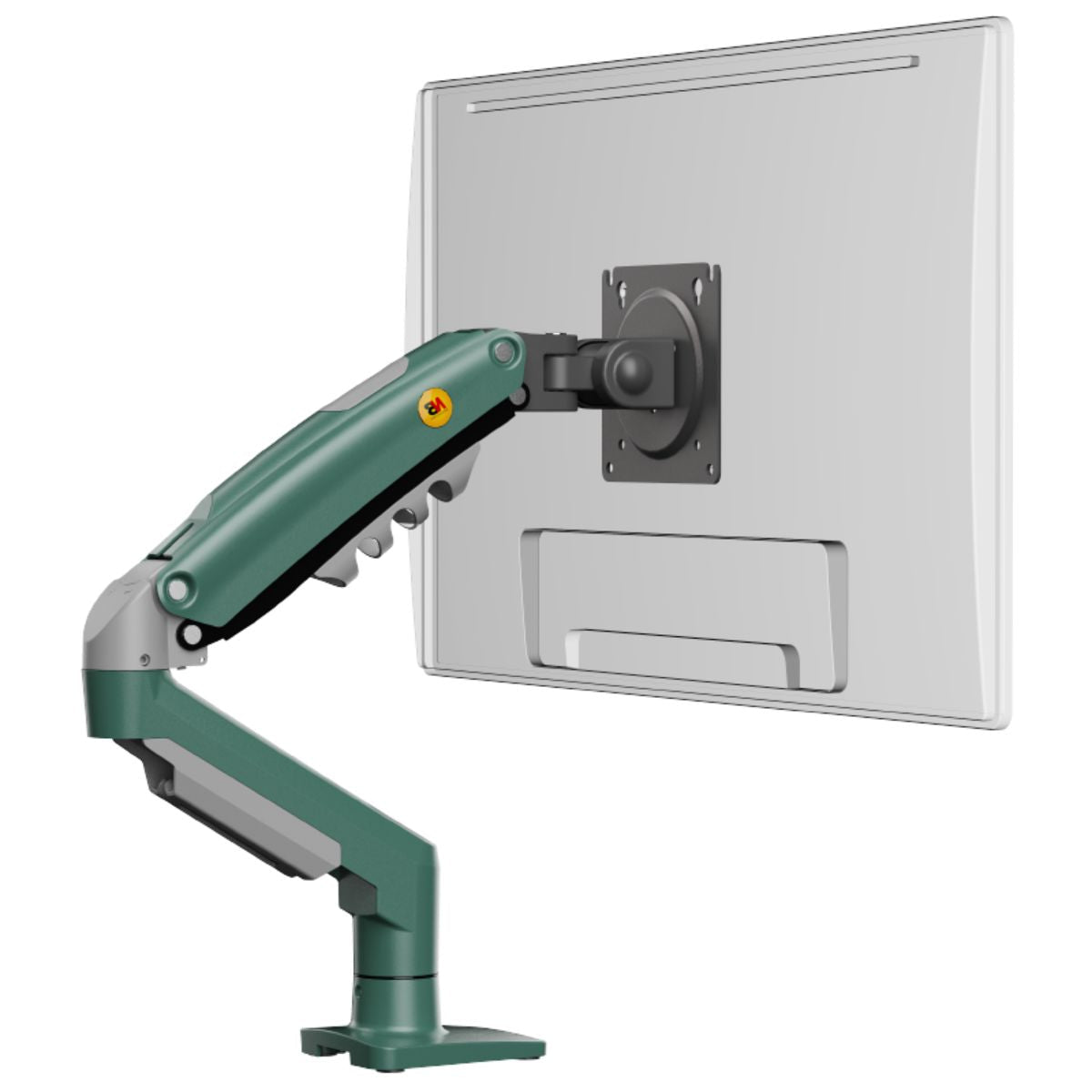 North Bayou 17-30" Gas Strut Monitor Arm Desk Mount F80 Green free shipping