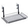 Under Desk No Drill Tray Organizer  Slim for Office and Home Metal, Black