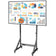 50 - 100 Inches Interactive Flat Panel Screens Trolley cart Lockable wheels 100 kgs Movable