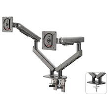 NB North Bayou Dual Monitor Desk Arm for 17-32” Screens |360° Swivel & Tilt Stand A5C