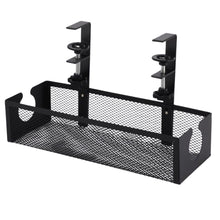 Gadget Wagon Cable Management Tray Organizer Under Desk Office and Home No Drill Metal, Black Free shipping