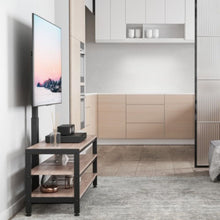 Lumi TV Floor Stand 37-75 Inches Cable Management , Swivel & Height Adjustable LDT03-17FLN free shipping