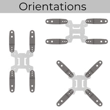 GADGET WAGON Mounting VESA Extender with Screw Kit for TV & Monitors 100x100 mm to 200X200 mm, 100x200 mm, 200x100 mm FREE SHIPPING