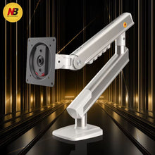 NB Ergonomic 17-32 inch Monitor Desk Arm 360 Degree Movement Heavy Duty 2-9 kgs Load Capacity Silver free shipping