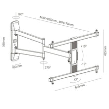 Gadget Wagon 32- 75 Inches TV Wall Mount Long Arm Extension 825 mm Swivel & Tilt FREE SHIPPING