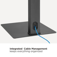 Lumi TV Floor Stand 37-75 Inches Cable Management , Swivel & Height Adjustable LDT03-17FLN free shipping