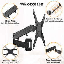 23 to 55 inches LED TV Gas Spring Flexi Wall Mount 30 Kgs Load Capacity