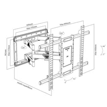 Gadget Wagon 75”–120” Heavy-Duty Adjustable TV & Interactive Panel Mount Stand 100kg Load, VESA 800×600 mm Swivel & Tilt Metal Bracket free shipping