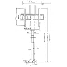 Gadget Wagon 32 - 80 inch Motorized TV Lift Stand for Cabinet Hidden free shipping