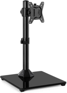 gadget wagon 13-32 inch Single Monitor Stand | Adjustable Height Swivel Universal Screen Freestanding for Ergonomic Viewing free shipping