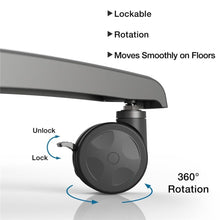 70-120 inch TV Cart Motorized Stand Interactive Panel Lift Heavy Duty | 136.4 Kgs Load Capacity T100