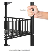 Gadget Wagon Microwave Oven Rack Metal Kitchen Trolley Cart – 4 Tier Movable Storage Organizer free shipping