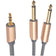 Stereo 3.5mm to Dual 6.35mm Mono P38 Cable - 2m Length | High-Quality Audio Splitter