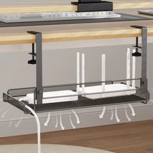 Gadget Wagon Cable Management Tray Organizer Under Desk Slim for Office and Home No Drill Metal, Black FREE SHIPPING