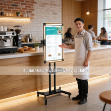 42–85 Inch TV Cart with Wheels for LED LCD TVs | Portrait & Landscape Rotation | VESA 600×400 mm | Heavy Duty Mobile TV Stand | 50 kg Load Capacity