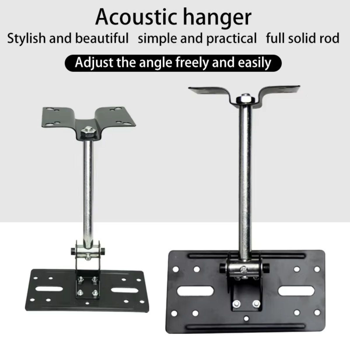 Metal Adjustable Speaker Ceiling Stand Wall Mount Brackets 15kg Load SPS-506