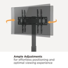 Lumi TV Floor Stand 37-75 Inches Cable Management , Swivel & Height Adjustable LDT03-17FLN free shipping