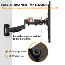 23 to 55 inches LED TV Gas Spring Flexi Wall Mount 30 Kgs Load Capacity
