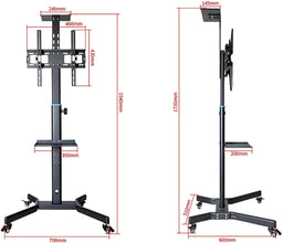 Gadget Wagon TV Trolley Mobile Cart for 32