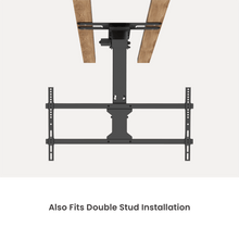 Large Smart Motorised TV Ceiling Mount with Swivel Design & Double Stud Installation Option PLB-M0748DS