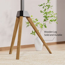 Gadget Wagon Wooden Tripod TV Stand for 32–65 Inch LED LCD Smart TV | Floor Standing TV Mount with Swivel ±25° | Height Adjustable | Heavy Duty 35 kg Capacity | VESA up to 600×400mm FREE SHIPPING