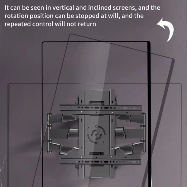 32 to 70 LED TV Wall Mount Supports Vertical Screen Rotation Swivel ...