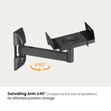 Gadget Wagon Universal Adjustable Speaker Wall Mount Pair SB-75 free shipping