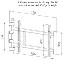 26 - 55 Inch TV Wall Mount Swivel 90 / 180 Degrees with Tilt