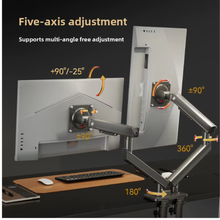 Gadget Wagon Monitor Arm with Laptop Tray | Adjustable Desk Mount for 17-32” Monitors & Up to 16” Laptops | Dual Screen Ergonomic Setup, free shipping