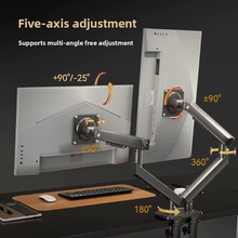 Gadget Wagon 17-32” Monitor Desk Arm with Laptop Tray | 360° Swivel & Tilt Heavy Duty Stand, free shipping