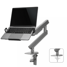 Premium Laptop Desk Stand with Spring Arm | 360° Swivel Tilt Rotation | Adjustable Height Mount for 13-17” Laptops | Heavy Duty Aluminium Build, free shipping