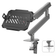 Laptop Desk Stand with Spring Arm | 360° Swivel Tilt Rotation | Adjustable Height Mount for 13-17” Laptops | Heavy Duty Aluminium Build