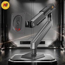 Ergonomic Spring Monitor Arm for 17–32 Inch Monitors|2–9 kg Capacity|Full Motion Desk Mount with Tilt, Swivel & Cable Management|Black|free shipping