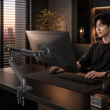 Ergonomic Spring Monitor Arm for 17–32 Inch Monitors|2–9 kg Capacity|Full Motion Desk Mount with Tilt, Swivel & Cable Management|Black|free shipping