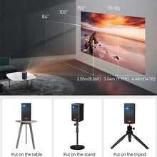 DLP Projector Android 9.0 Rechargeable Battery, HDMI input, Wifi & Bluetooth P10