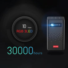 DLP Projector Android 9.0 Rechargeable Battery, HDMI input, Wifi & Bluetooth P10